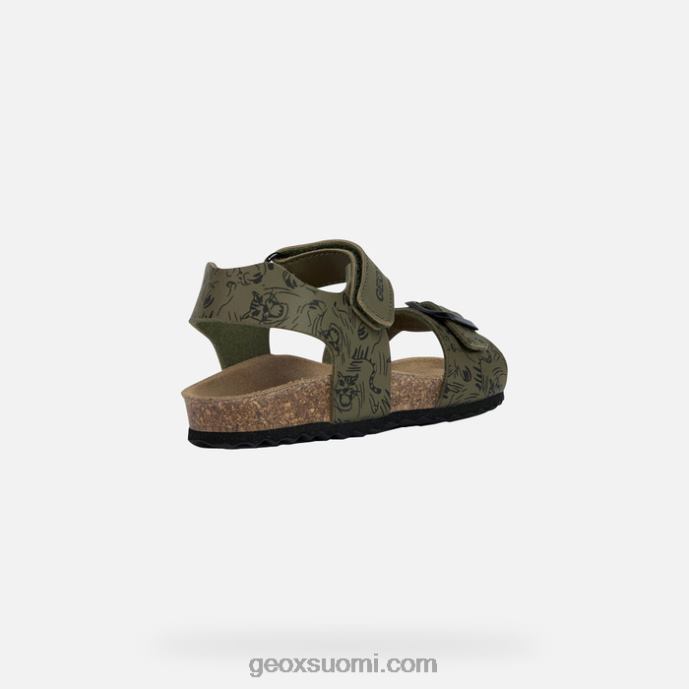 armeija/musta 42HD21301 Geox gita poika