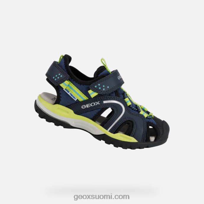 dk sininen/lime 42HD21278 Geox borealis poika