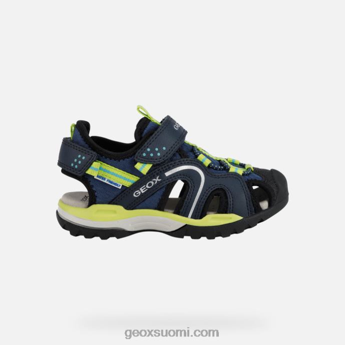 dk sininen/lime 42HD21278 Geox borealis poika