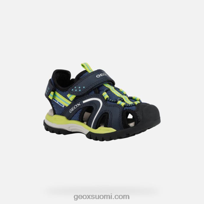 dk sininen/lime 42HD21278 Geox borealis poika