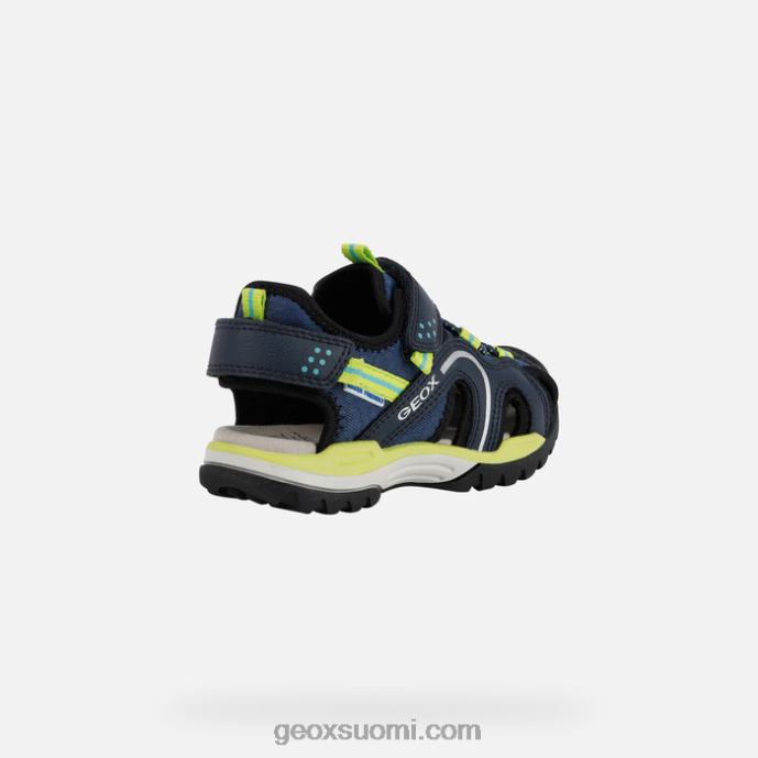 dk sininen/lime 42HD21278 Geox borealis poika