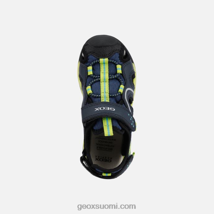 dk sininen/lime 42HD21278 Geox borealis poika