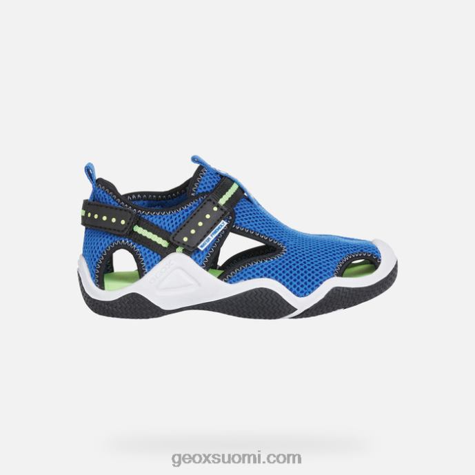 kuninkaallinen/fluogreen 42HD21348 Geox kahlaaja juniori