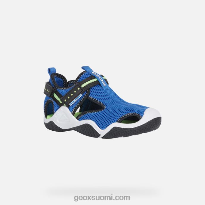 kuninkaallinen/fluogreen 42HD21348 Geox kahlaaja juniori