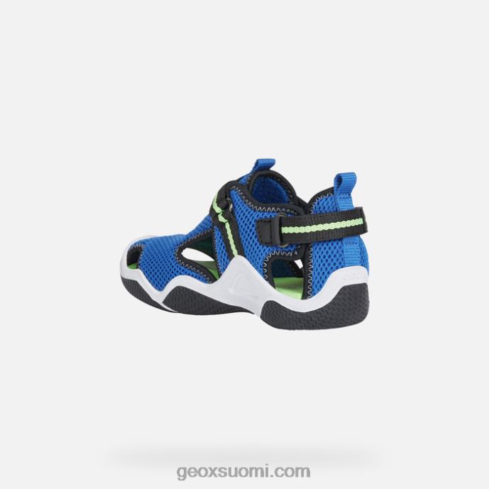 kuninkaallinen/fluogreen 42HD21348 Geox kahlaaja juniori