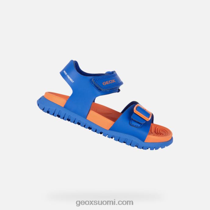 kuninkaallinen/oranssi 42HD21053 Geox sandaali fusbetto junior