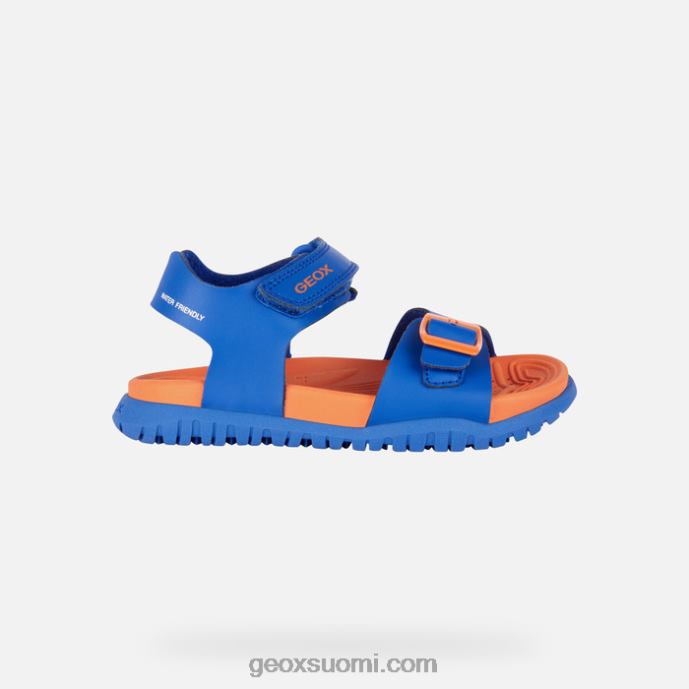 kuninkaallinen/oranssi 42HD21053 Geox sandaali fusbetto junior