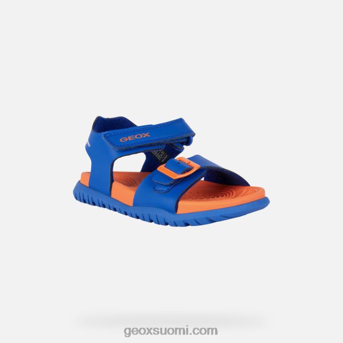 kuninkaallinen/oranssi 42HD21053 Geox sandaali fusbetto junior