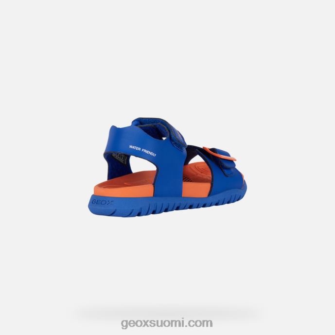kuninkaallinen/oranssi 42HD21053 Geox sandaali fusbetto junior