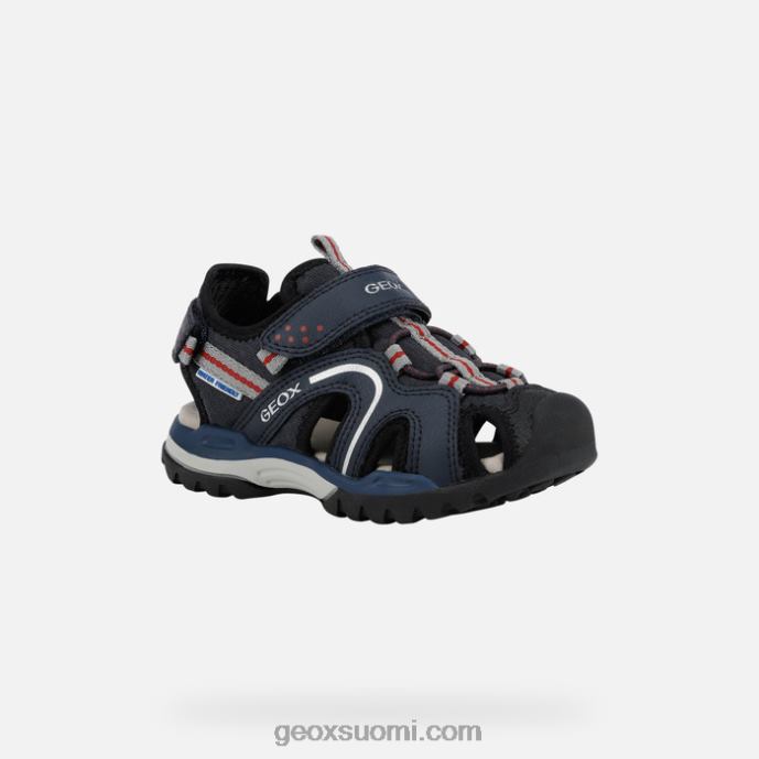 laivasto/punainen 42HD21281 Geox borealis poika