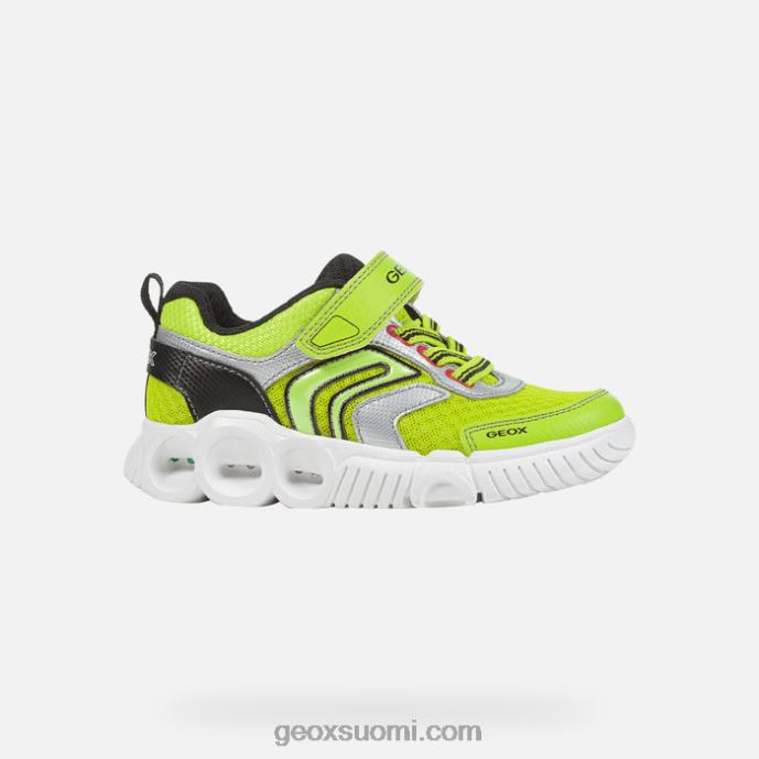 lime/musta 42HD21382 Geox wroom poika