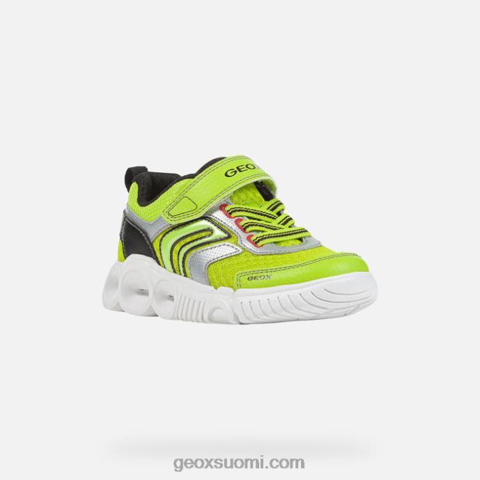 lime/musta 42HD21382 Geox wroom poika