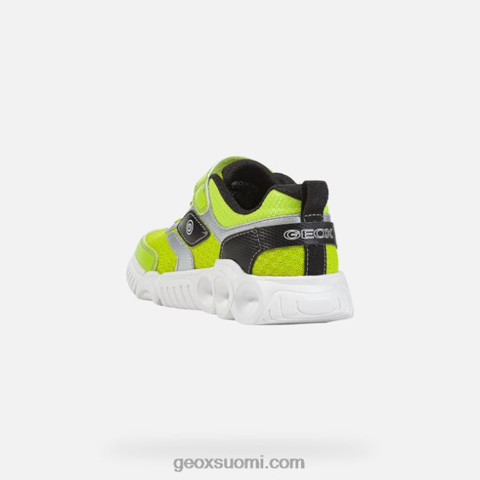 lime/musta 42HD21382 Geox wroom poika
