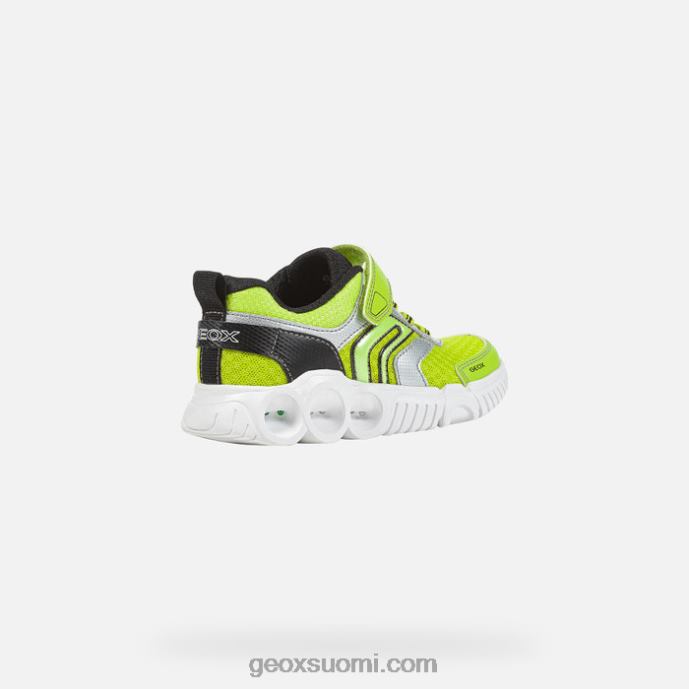 lime/musta 42HD21382 Geox wroom poika