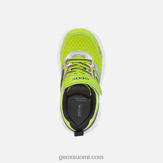 lime/musta 42HD21382 Geox wroom poika