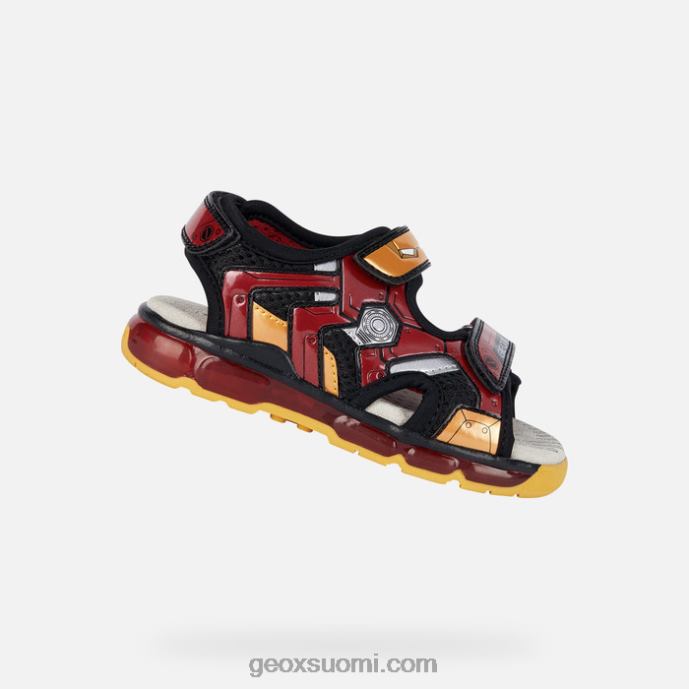 musta punainen 42HD21049 Geox sandaali android junior