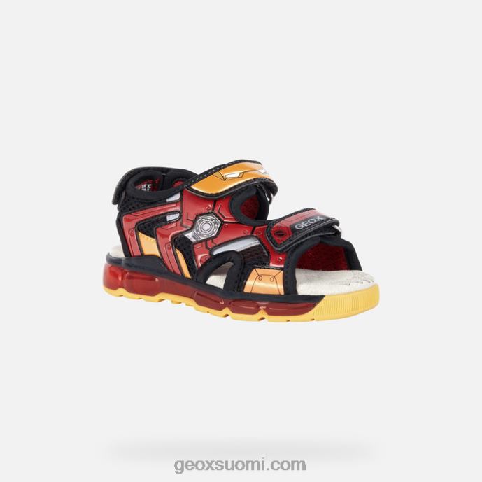 musta punainen 42HD21049 Geox sandaali android junior