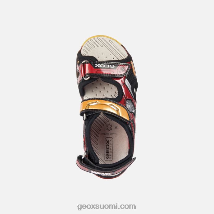 musta punainen 42HD21049 Geox sandaali android junior
