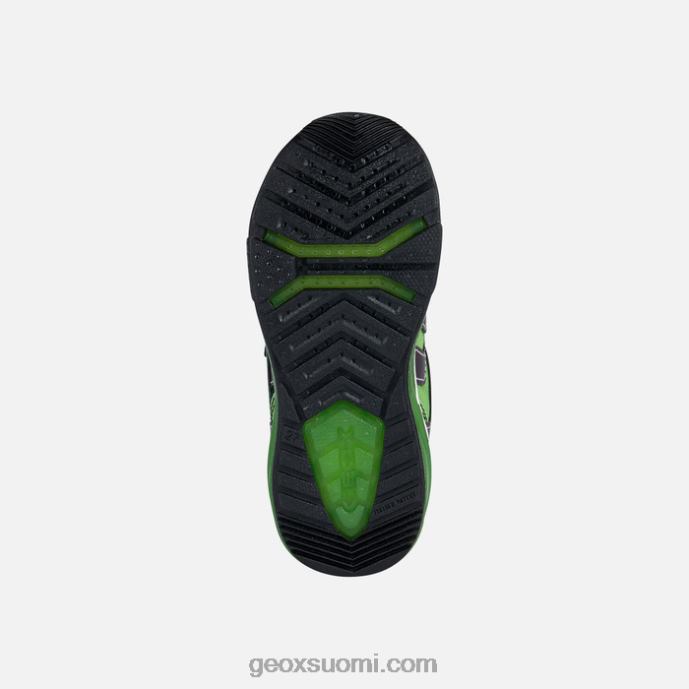 musta/vihreä 42HD21036 Geox bayonyc juniori