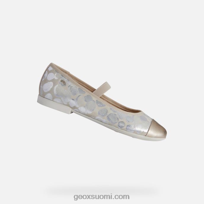 beige/platina 42HD21196 Geox plie tyttö
