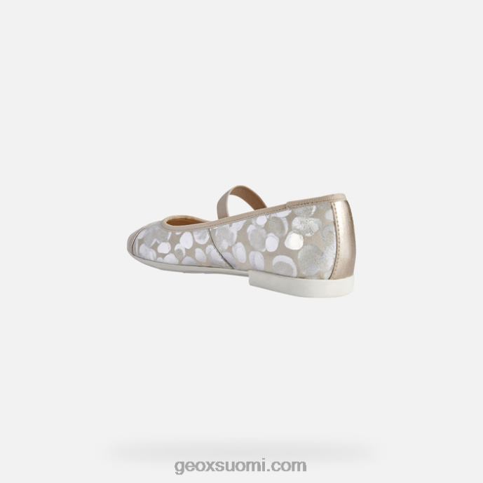 beige/platina 42HD21196 Geox plie tyttö