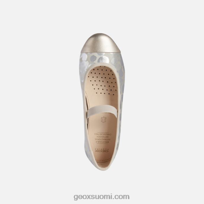 beige/platina 42HD21196 Geox plie tyttö