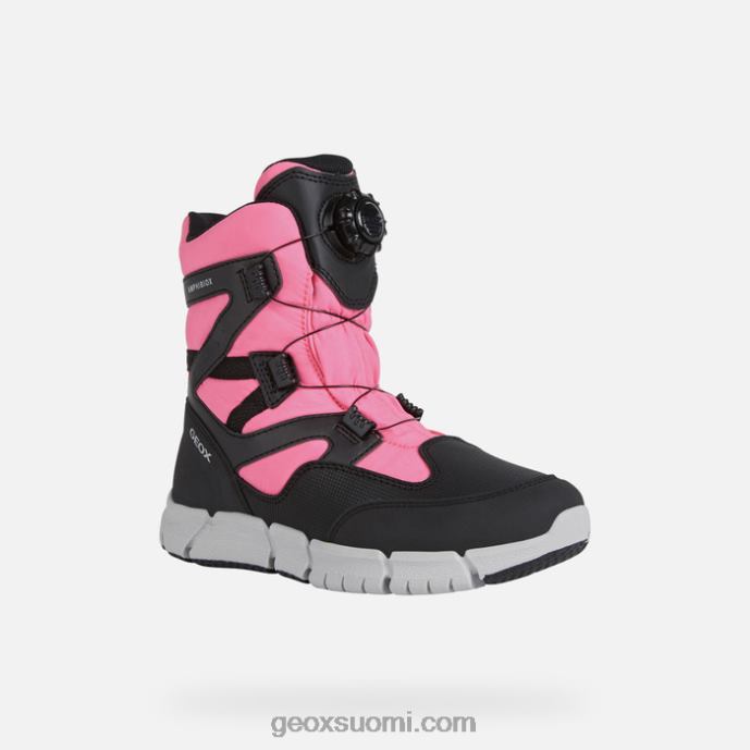 musta/fluo fuksia 42HD21179 Geox flexyper abx tyttö