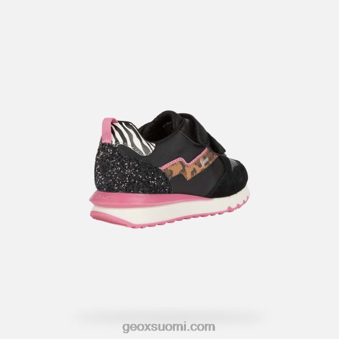 musta/fuksia 42HD21208 Geox nopea tyttö