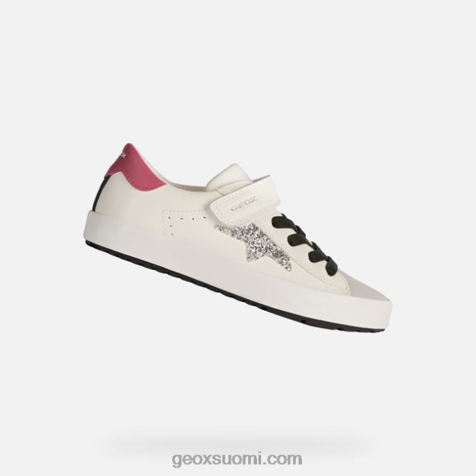 valkoinen/fuksia 42HD21864 Geox kilwi tyttö