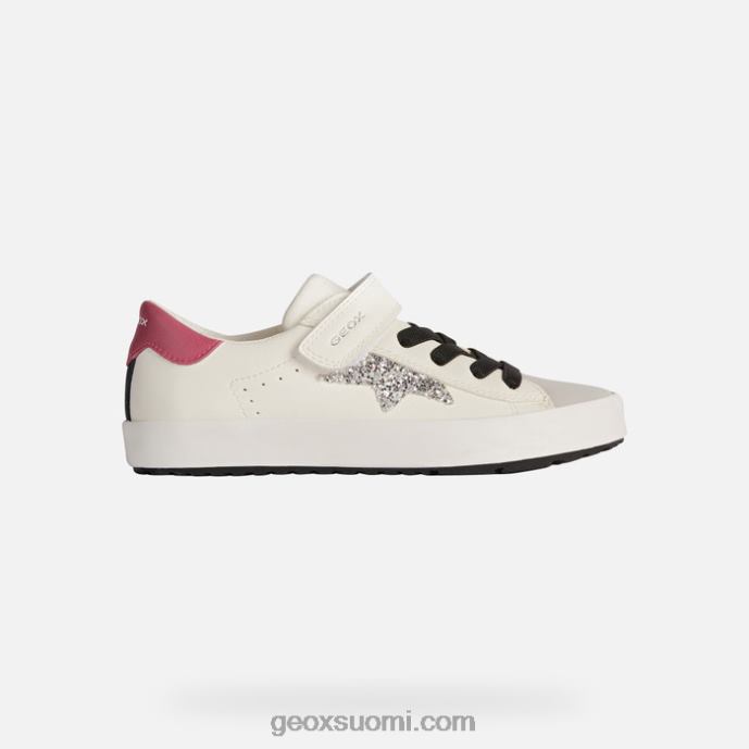 valkoinen/fuksia 42HD21864 Geox kilwi tyttö