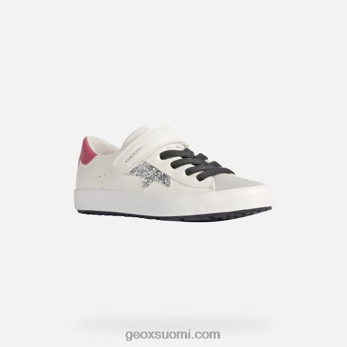 valkoinen/fuksia 42HD21864 Geox kilwi tyttö