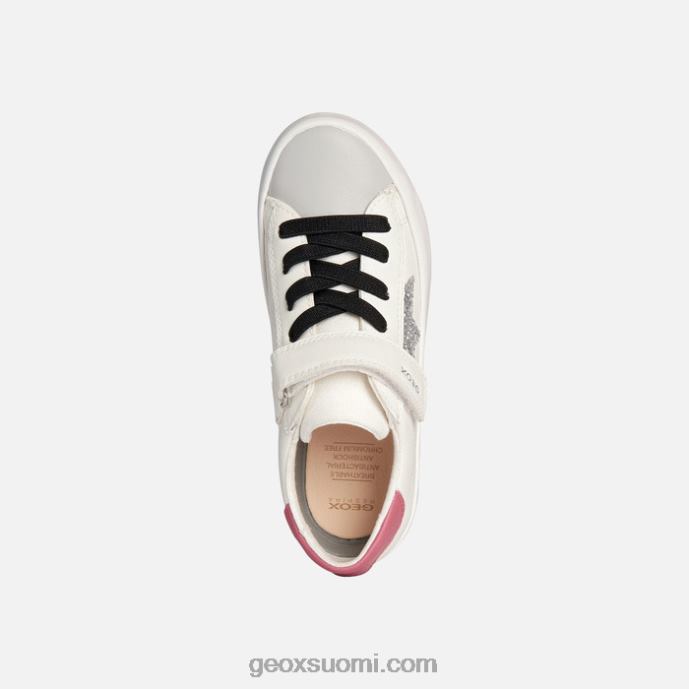 valkoinen/fuksia 42HD21864 Geox kilwi tyttö