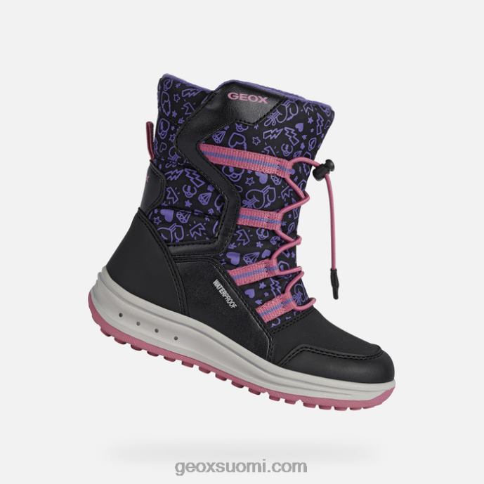 musta/fuksia 42HD21254 Geox roby tyttö
