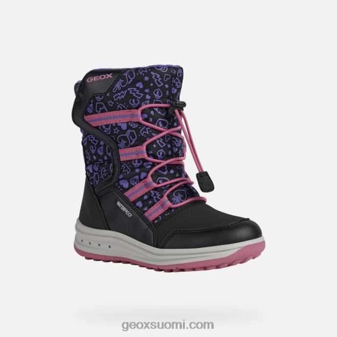 musta/fuksia 42HD21254 Geox roby tyttö