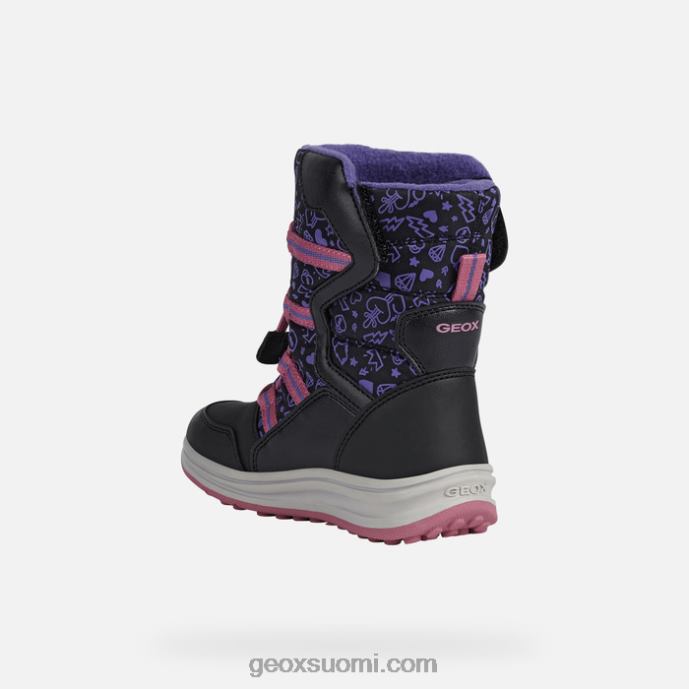 musta/fuksia 42HD21254 Geox roby tyttö
