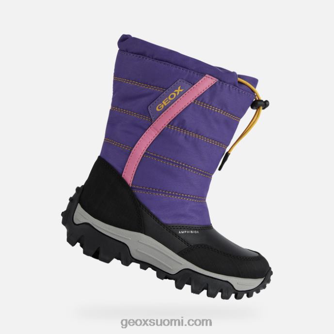 violetti/musta 42HD21147 Geox himalaya abx junior