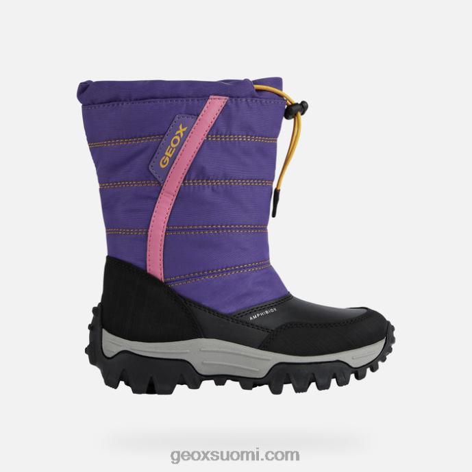 violetti/musta 42HD21147 Geox himalaya abx junior