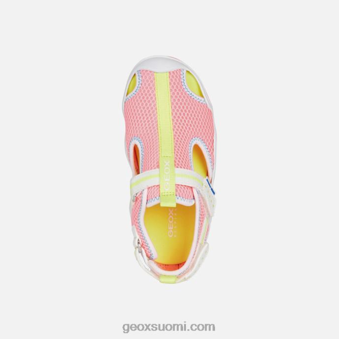 fluo fuksia/valkoinen 42HD21047 Geox kahlaaja juniori