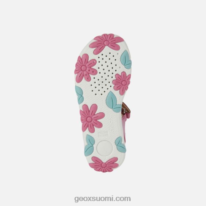 fuksia/dk pinkki 42HD21176 Geox sandaali haiti tyttö