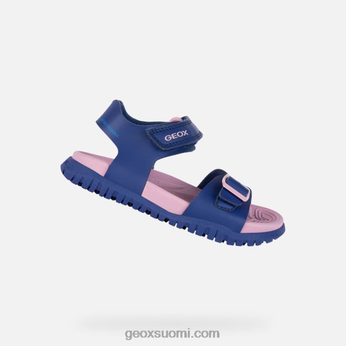 laivastonsininen/tumman pinkki 42HD2990 Geox sandaali fusbetto junior