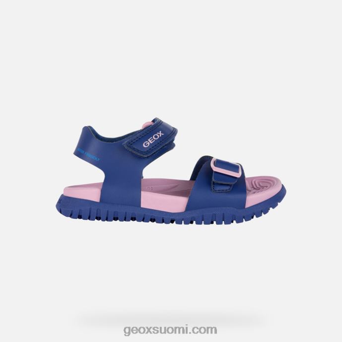 laivastonsininen/tumman pinkki 42HD2990 Geox sandaali fusbetto junior