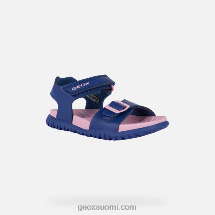 laivastonsininen/tumman pinkki 42HD2990 Geox sandaali fusbetto junior