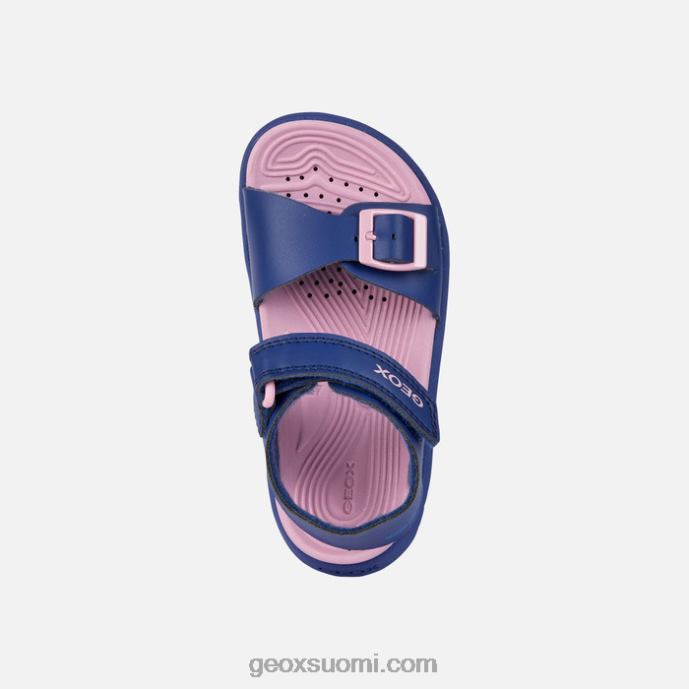 laivastonsininen/tumman pinkki 42HD2990 Geox sandaali fusbetto junior
