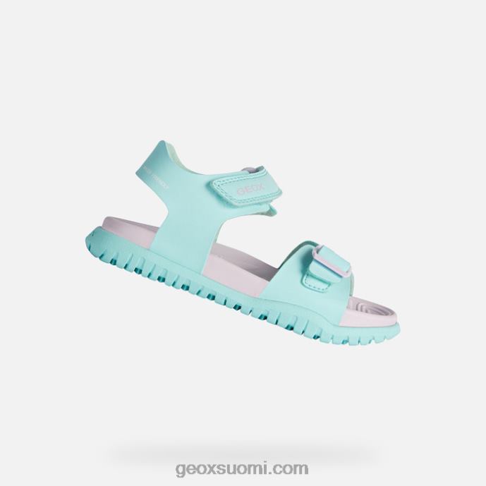 merenvihreä/lila 42HD2992 Geox sandaali fusbetto junior