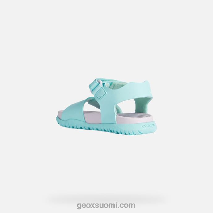 merenvihreä/lila 42HD2992 Geox sandaali fusbetto junior