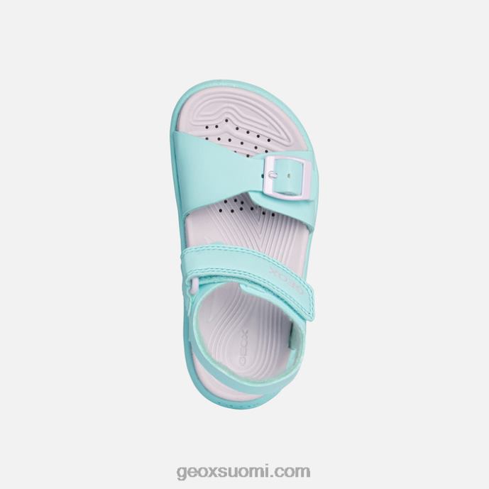 merenvihreä/lila 42HD2992 Geox sandaali fusbetto junior