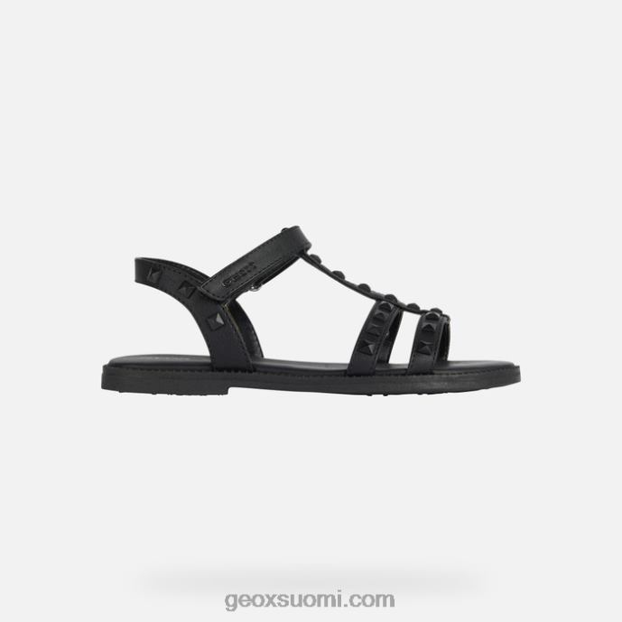 musta 42HD21902 Geox sandaali karly tyttö