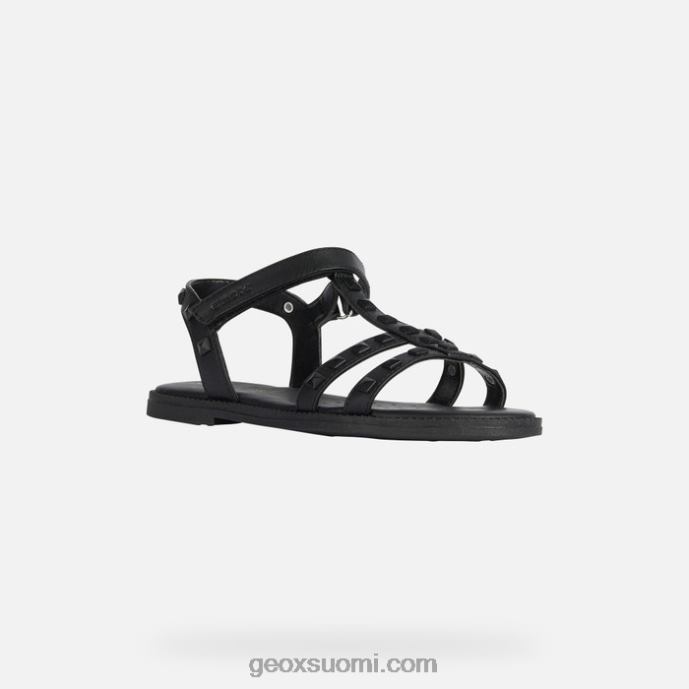 musta 42HD21902 Geox sandaali karly tyttö