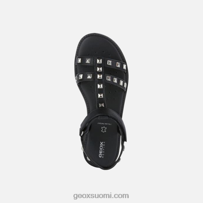 musta 42HD21903 Geox sandaali karly tyttö