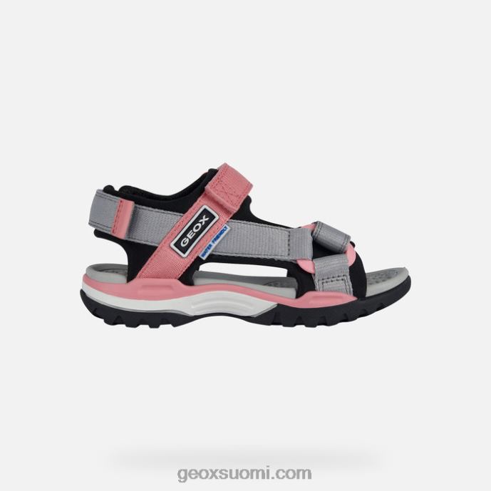 musta/harmaa 42HD21045 Geox borealis tyttö